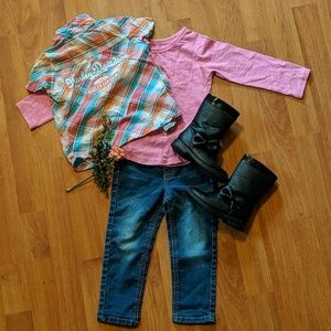 2T set Harley Davidson button up